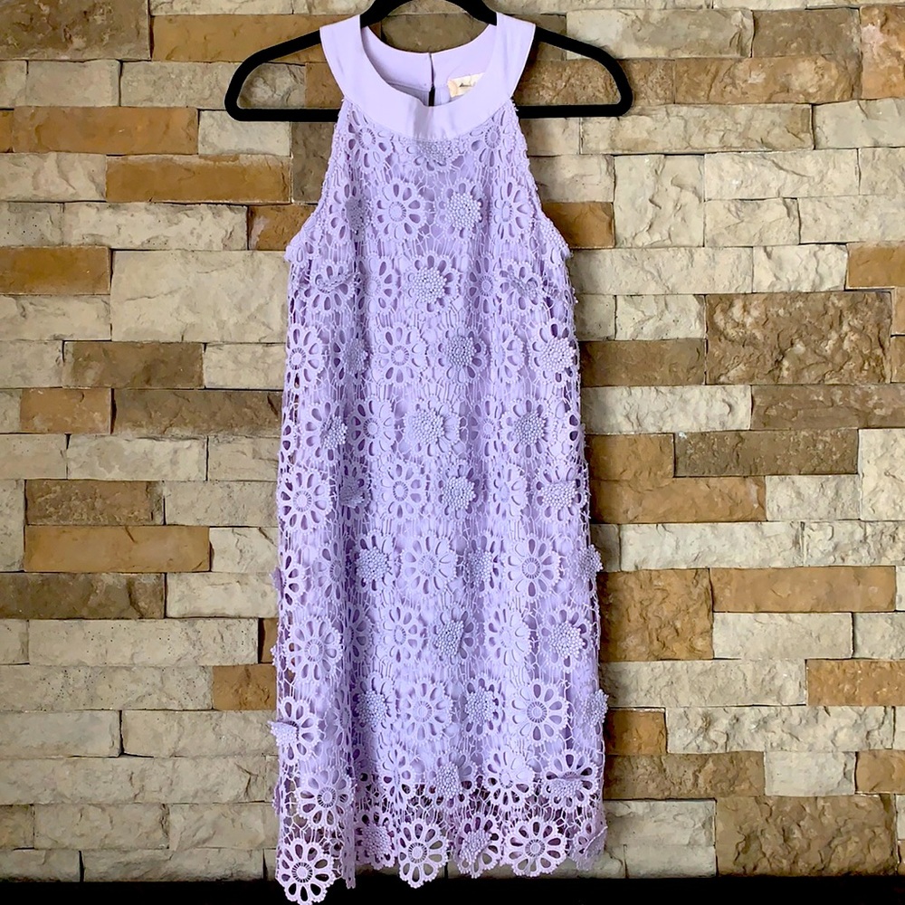 NWOT Altar’d State knitted lilac mini dress